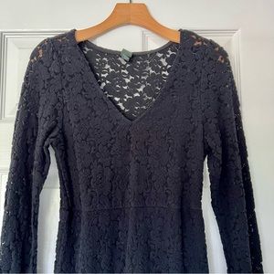 Wild Fable Black Long Sleeve Dress